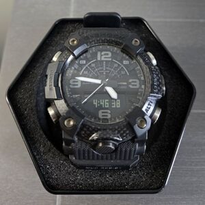 Casio G-Shock Master OF G, Mudmaster carbon core watch, all black, GG-B100-1B